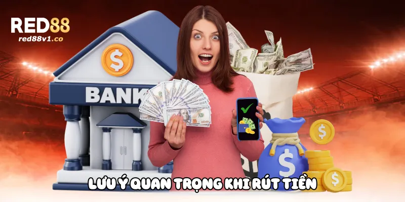 Lưu ý quan trọng khi rút tiền
